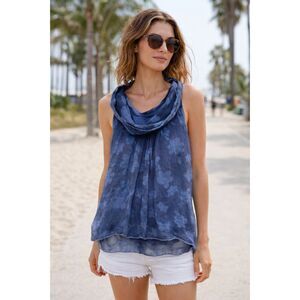 Carla Conti Italian Silk Blouse - Size Small